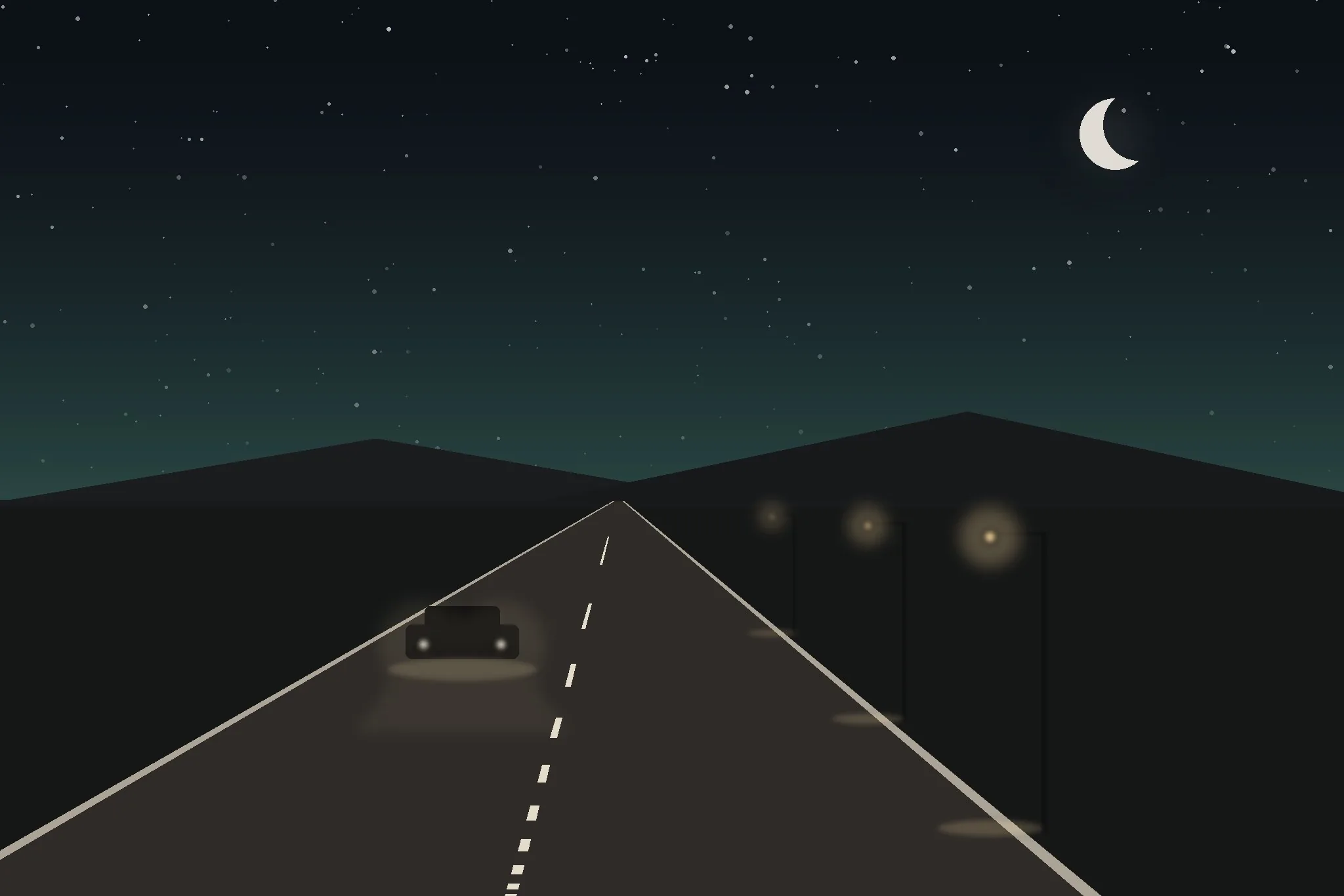Vedere male di notte alla guida: cause e quando preoccuparsi